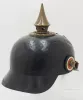 Bavarian Ersatz "Bing" black lacquered metal Pickelhaube Visuel 4